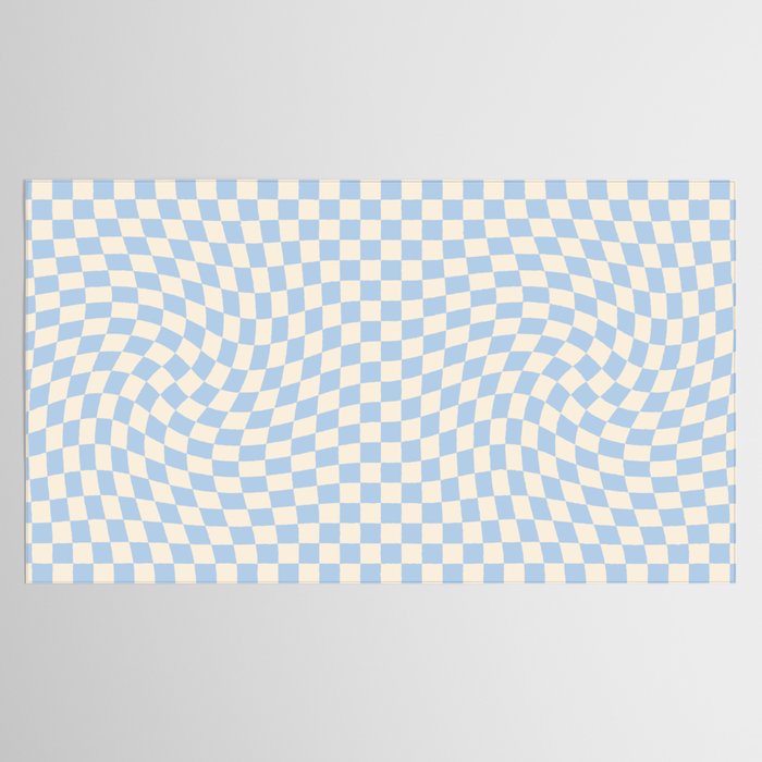 Check - Baby Blue Twist â Checkerboard Print Tablecloth Gallery Image 2