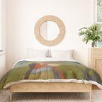 Female Musician Indian Painted Illustration Duvet Cover Gallery Image 3