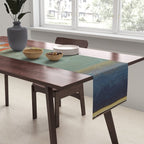 Female Musician Indian Painted Illustration Table Runner Gallery Image 2