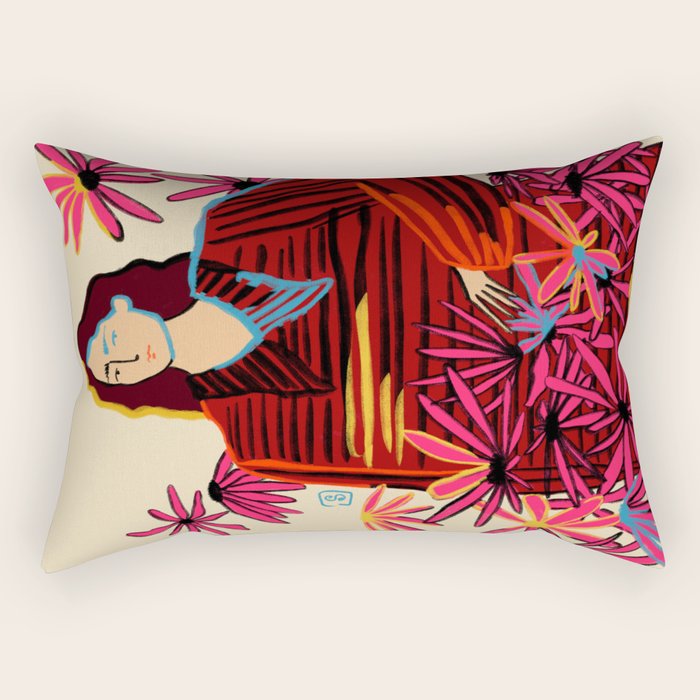 FLORAL DREAM Rectangular Pillow Gallery Image 2