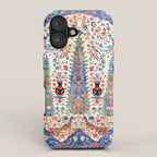 Kerman 19th Century Prayer Rug Print iPhone Case Gallery Image 1