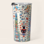 Kerman 19th Century Prayer Rug Print Travel Mug Gallery Image 3