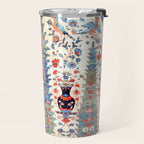 Kerman 19th Century Prayer Rug Print Travel Mug Gallery Image 2