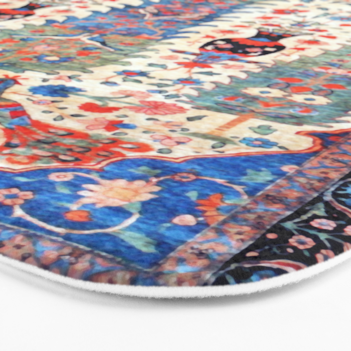 Kerman 19th Century Prayer Rug Print Bath Mat Gallery Image 3