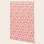 Retro Daisy - Pink and Cream Wallpaper Gallery Image 2