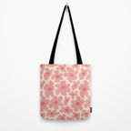 Retro Daisy - Pink and Cream Tote Bag Gallery Image 2