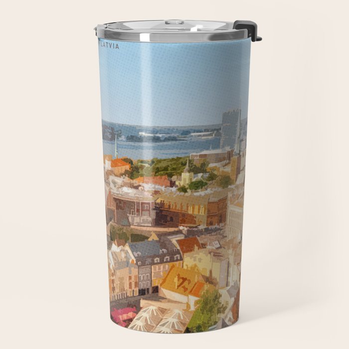 Visit Riga Travel Mug Gallery Image 2