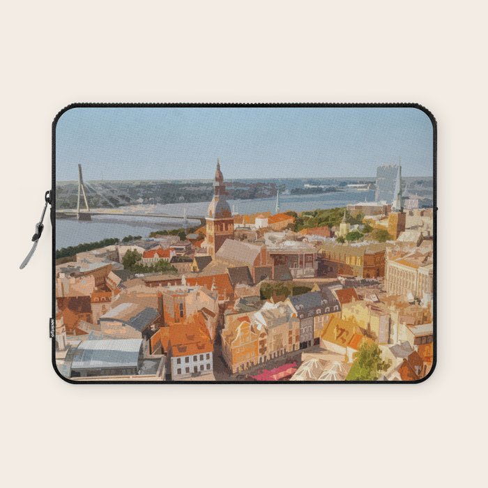 Visit Riga Laptop Sleeve Gallery Image 1