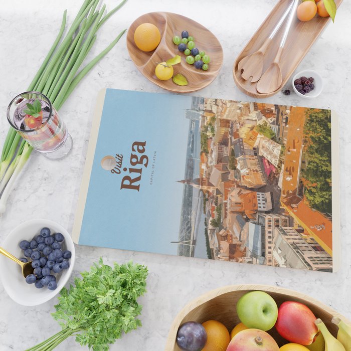 Visit Riga Cutting Board Gallery Image 2