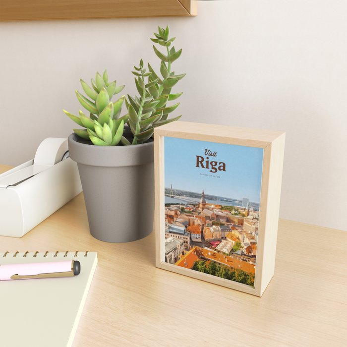 Visit Riga Mini Art Print Gallery Image 2