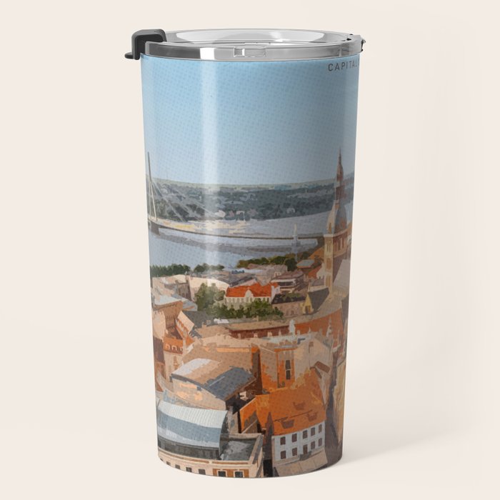 Visit Riga Travel Mug Gallery Image 3