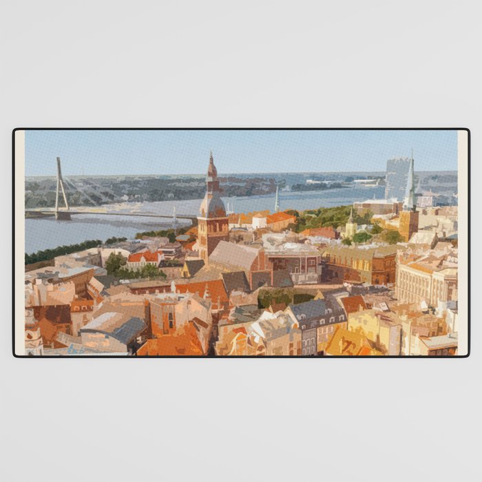Visit Riga Desk Mat Gallery Image 3