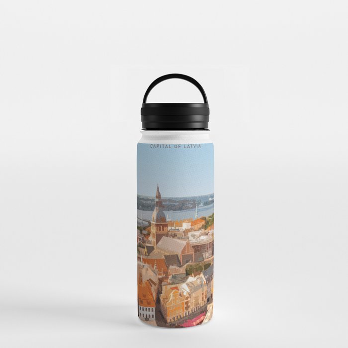Visit Riga Water Bottle Gallery Image 3