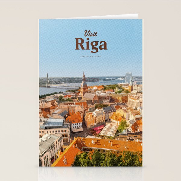 Visit Riga Stationery Card Gallery Image 2