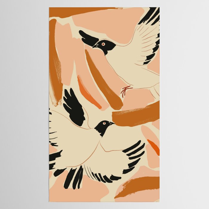 Flying Birds Tablecloth Gallery Image 2