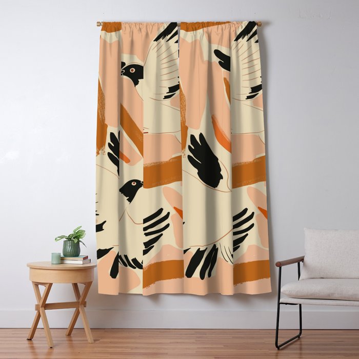 Flying Birds Window Curtain Gallery Image 5