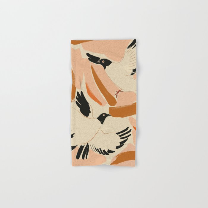 Flying Birds Bath Towel Gallery Image 1