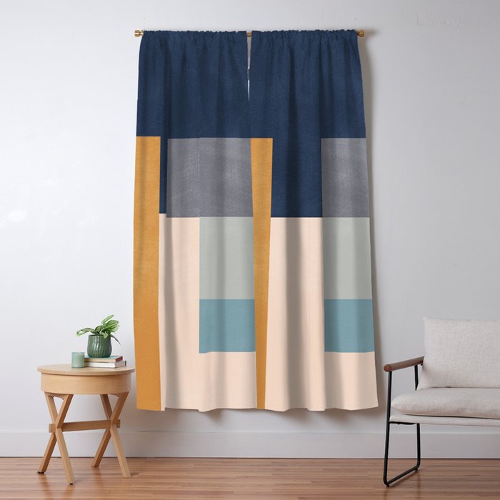 Abstract Geometric 24 Window Curtain Gallery Image 5