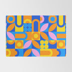 Colorful abstract geometric mosaic pattern Rug Gallery Image 2
