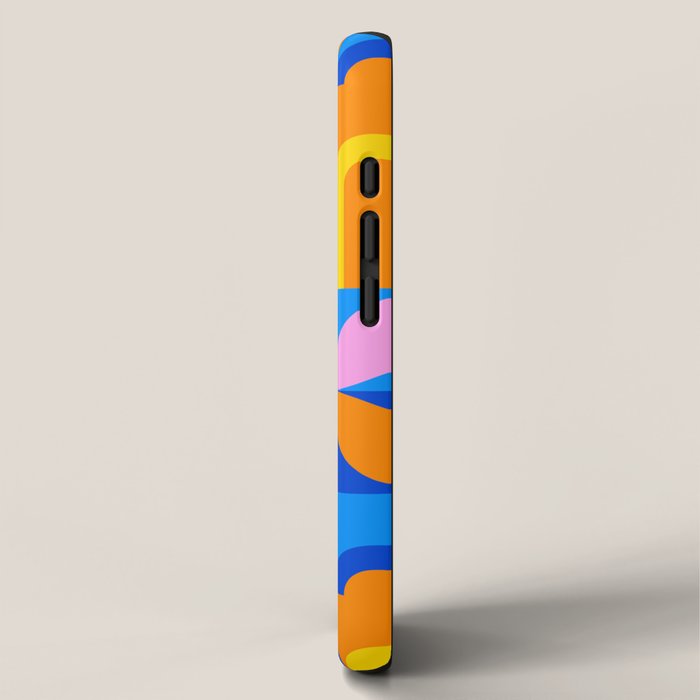Colorful abstract geometric mosaic pattern iPhone Case Gallery Image 2