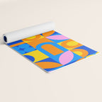 Colorful abstract geometric mosaic pattern Yoga Mat Gallery Image 2