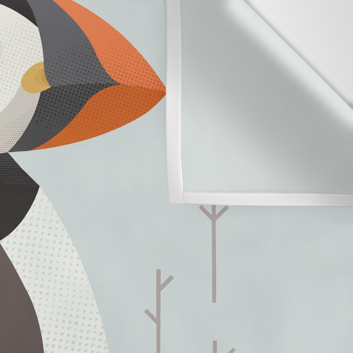 Atlantic Puffin, Bird of United Kingdom Wall Tapestry Gallery Image 3