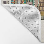 charlotte north carolina skyline Bath Mat Gallery Image 2