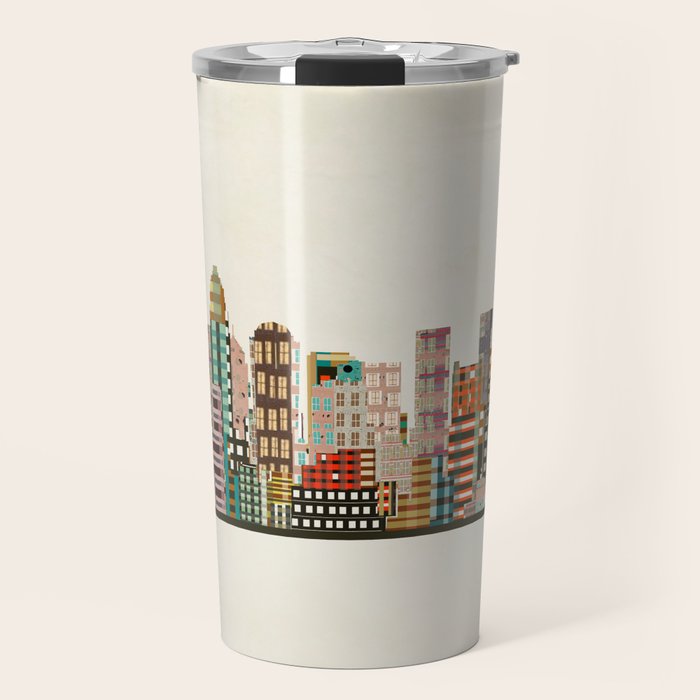 charlotte north carolina skyline Travel Mug Gallery Image 1