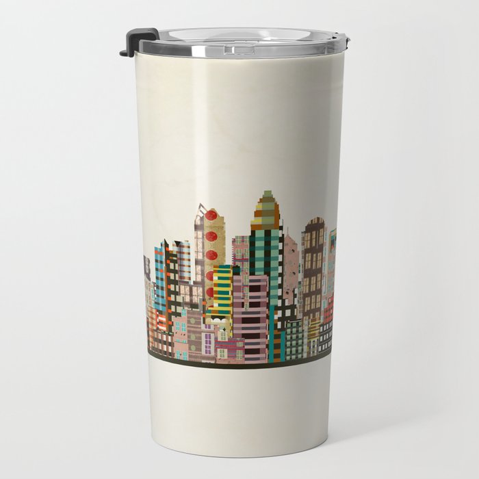 charlotte north carolina skyline Travel Mug Gallery Image 3