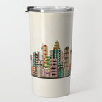 charlotte north carolina skyline Travel Mug Gallery Image 3
