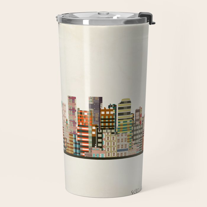 charlotte north carolina skyline Travel Mug Gallery Image 2
