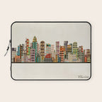 charlotte north carolina skyline Laptop Sleeve Gallery Image 1