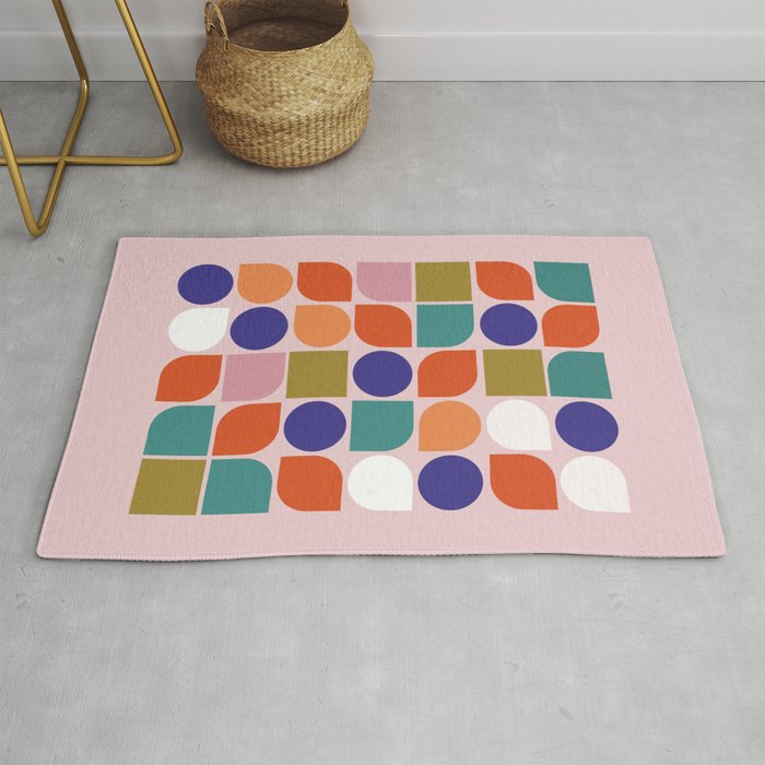 Colorful Geometry Rug Gallery Image 1