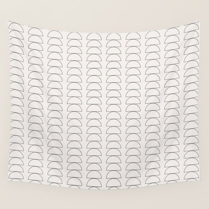 Maude Outline Pattern I Wall Tapestry Gallery Image 4