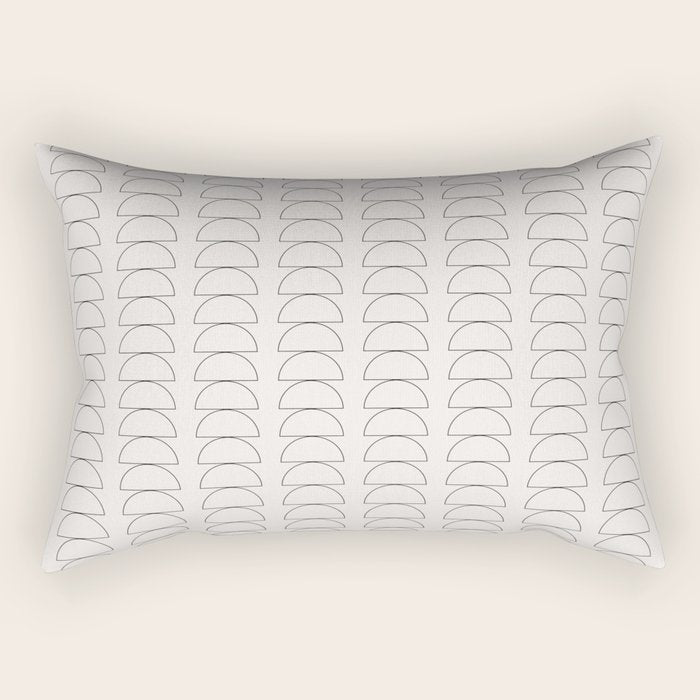 Maude Outline Pattern I Rectangular Pillow Gallery Image 1