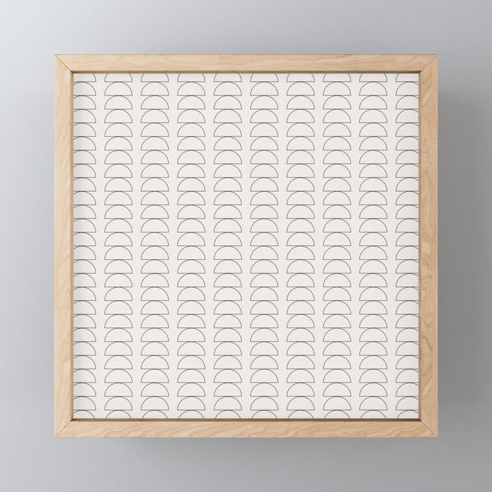 Maude Outline Pattern I Mini Art Print Gallery Image 1