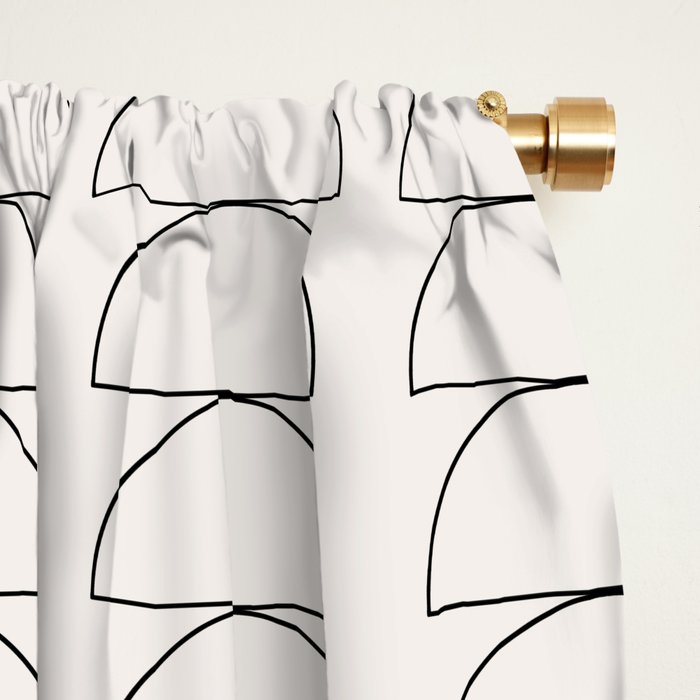 Maude Outline Pattern I Window Curtain Gallery Image 2