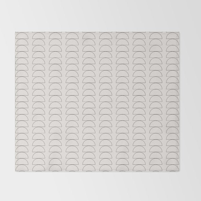 Maude Outline Pattern I Throw Blanket Gallery Image 2