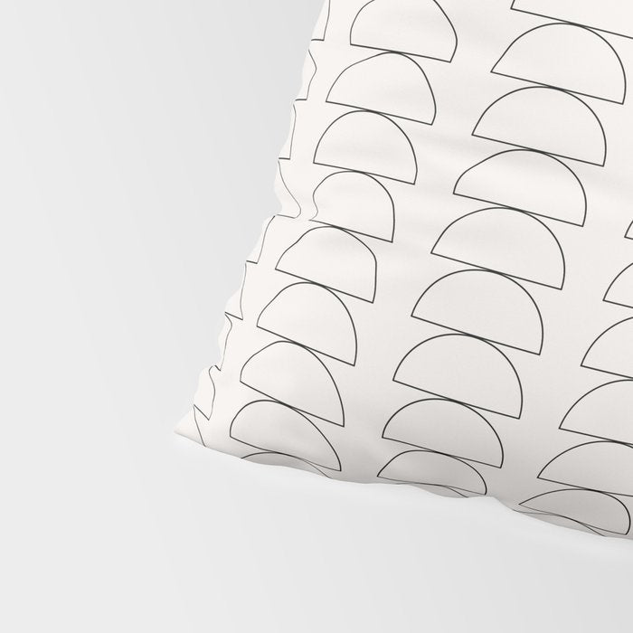 Maude Outline Pattern I Pillow Sham Gallery Image 4