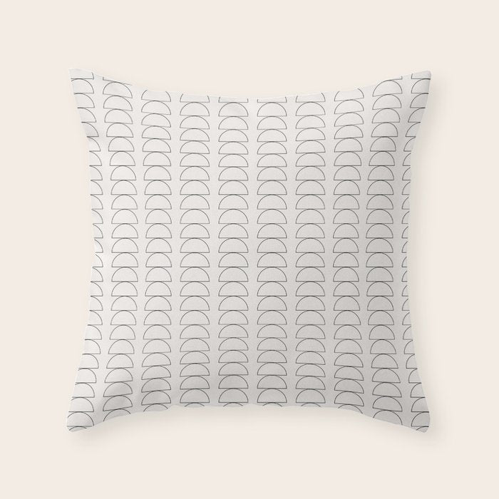 Maude Outline Pattern I Throw Pillow Gallery Image 1