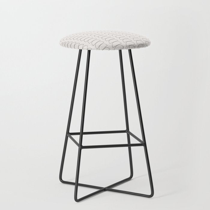 Maude Outline Pattern I Stool Gallery Image 1
