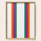 Retro Bright Rainbow - Straight Serving Tray Gallery Image 1