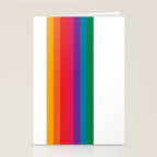 Retro Bright Rainbow - Straight Stationery Card Gallery Image 2