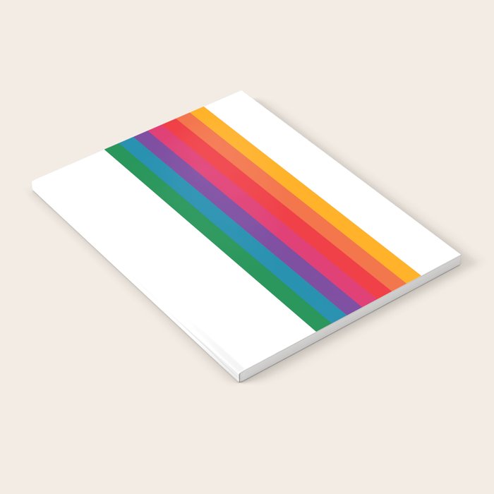 Retro Bright Rainbow - Straight Notebook Gallery Image 2