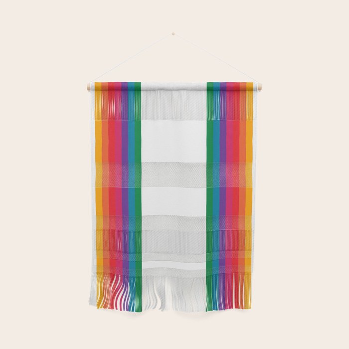 Retro Bright Rainbow - Straight Wall Hanging Gallery Image 1