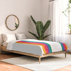 Retro Bright Rainbow - Straight Comforter Gallery Image 2