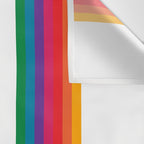 Retro Bright Rainbow - Straight Wall Tapestry Gallery Image 3