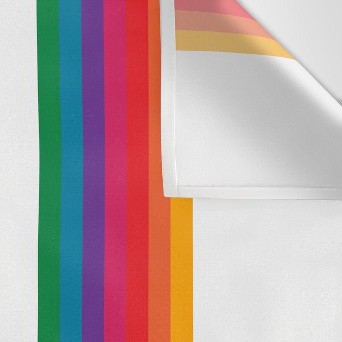 Retro Bright Rainbow - Straight Wall Tapestry Gallery Image 3