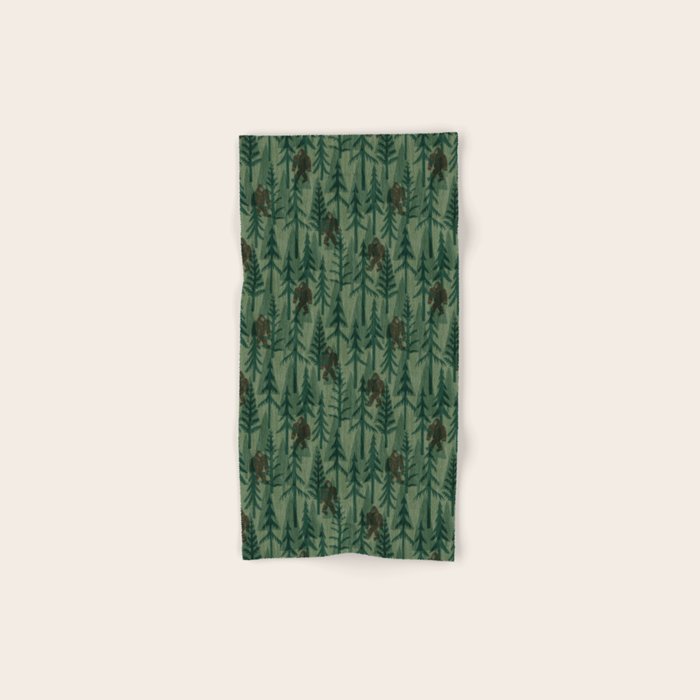 Subtle Sasquatch - Forest  Bath Towel Gallery Image 1