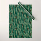 Subtle Sasquatch - Forest  Wrapping Paper Gallery Image 1
